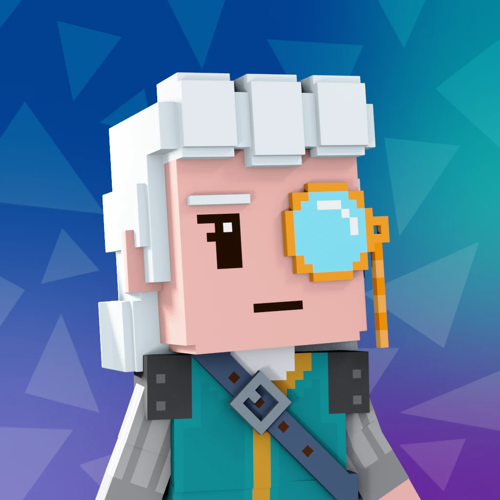 Pirate #3699 voxel render