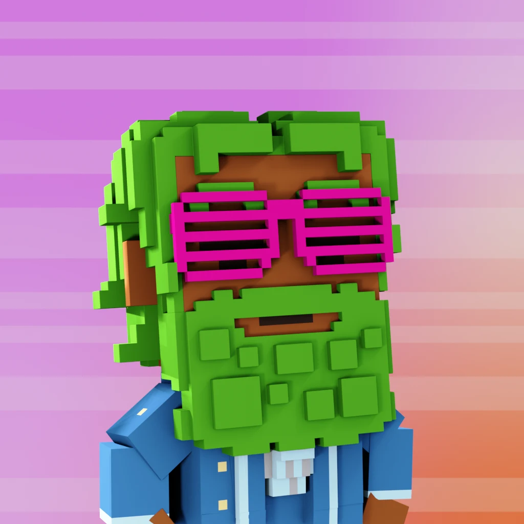 Pirate #3702 voxel render