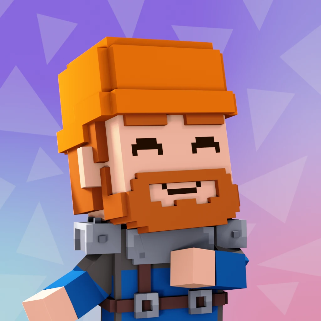 Pirate #3703 voxel render