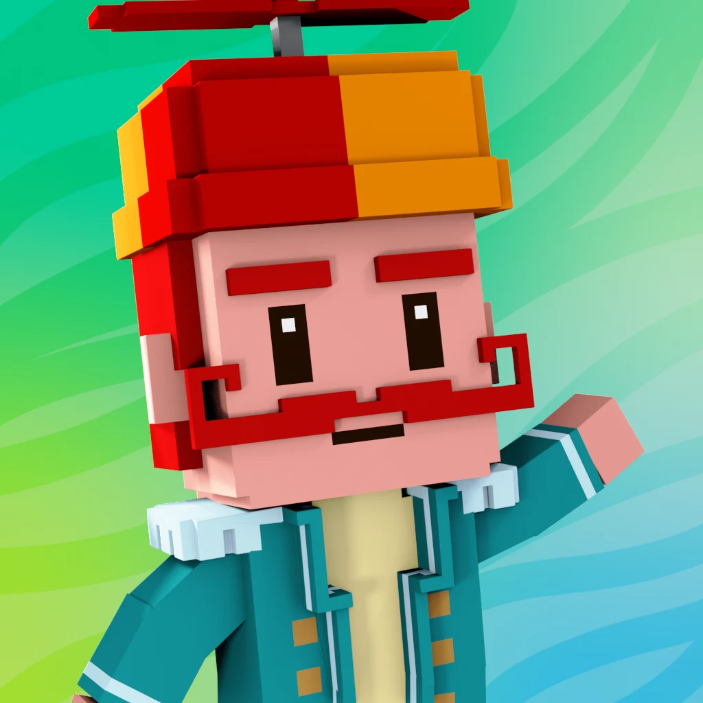 Pirate #3705 voxel render