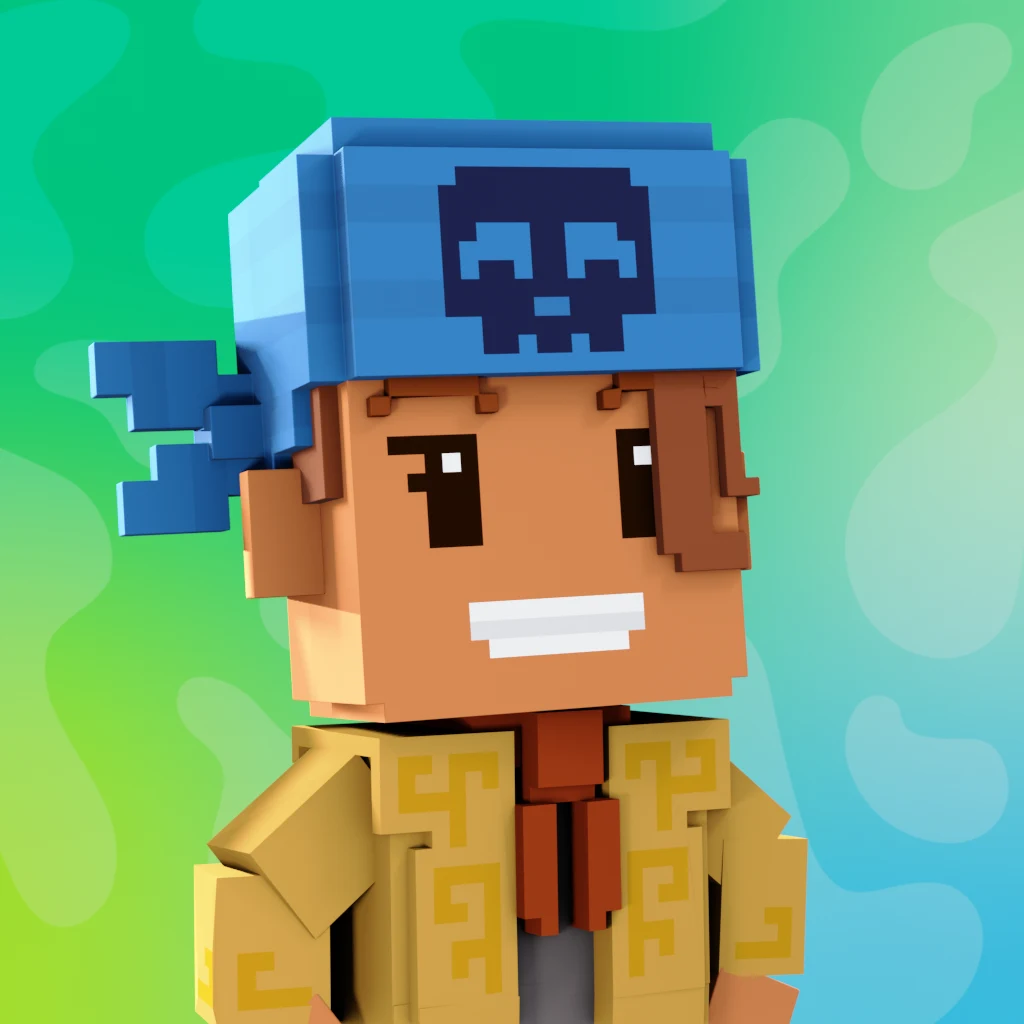 Pirate #3706 voxel render