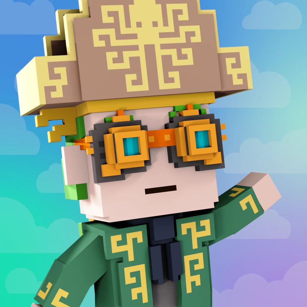 Pirate #3707 voxel render