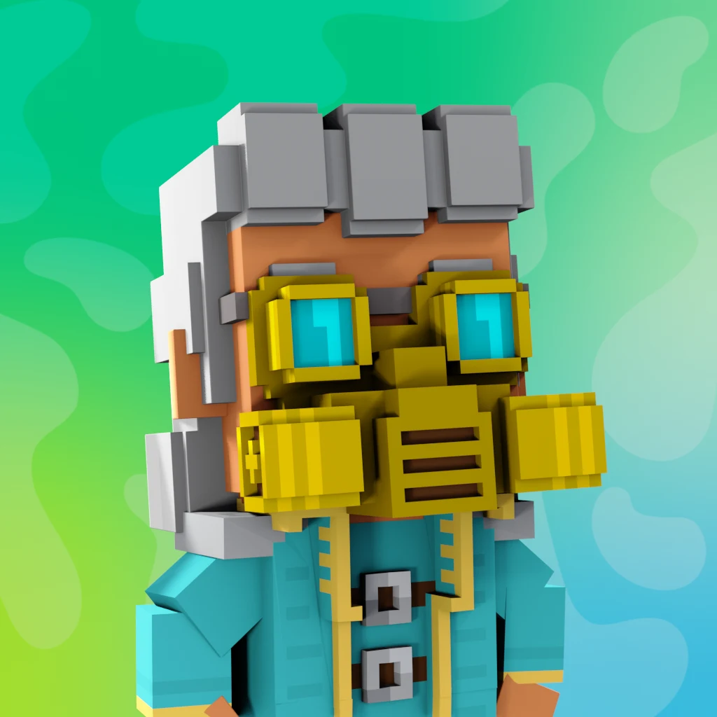 Pirate #3710 voxel render