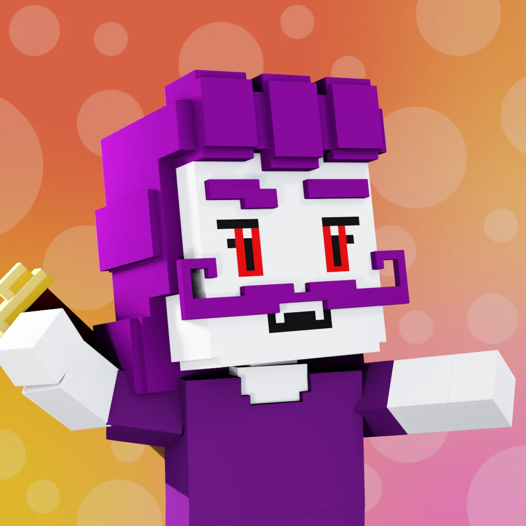 Pirate #3713 voxel render