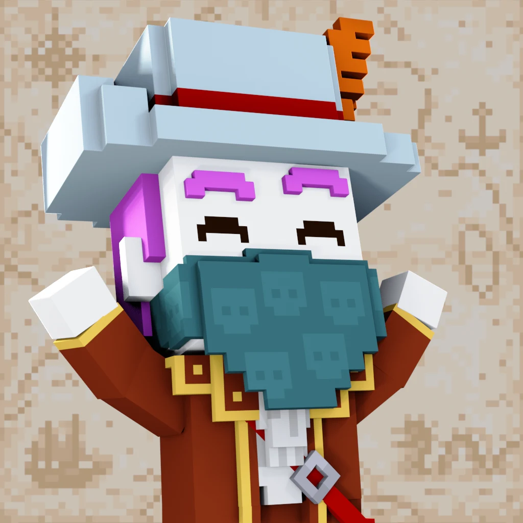 Pirate #3715 voxel render