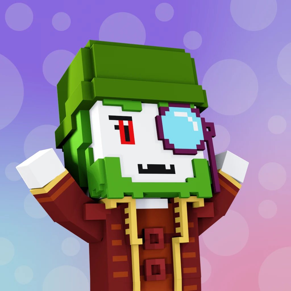 Pirate #3717 voxel render