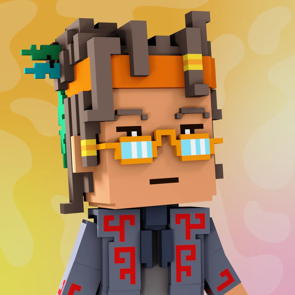 Pirate #3718 voxel render