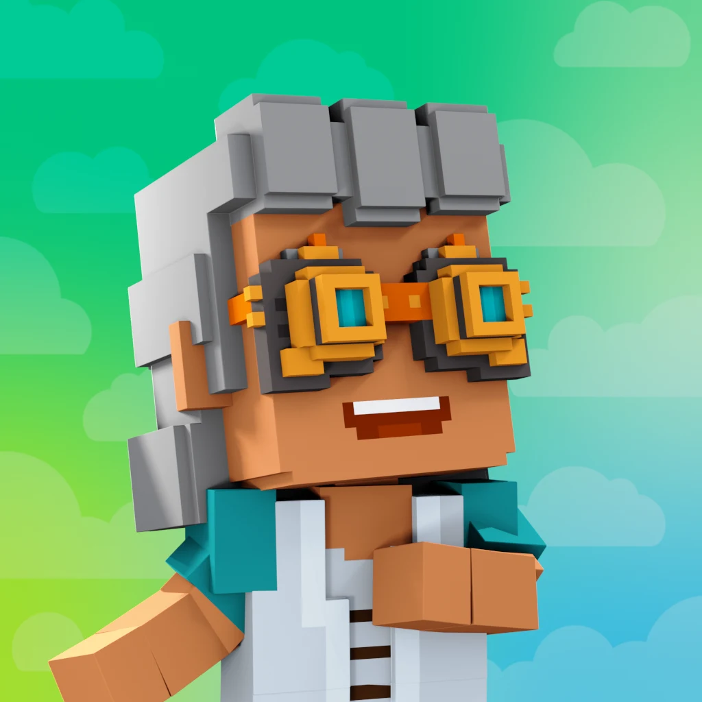 Pirate #3719 voxel render