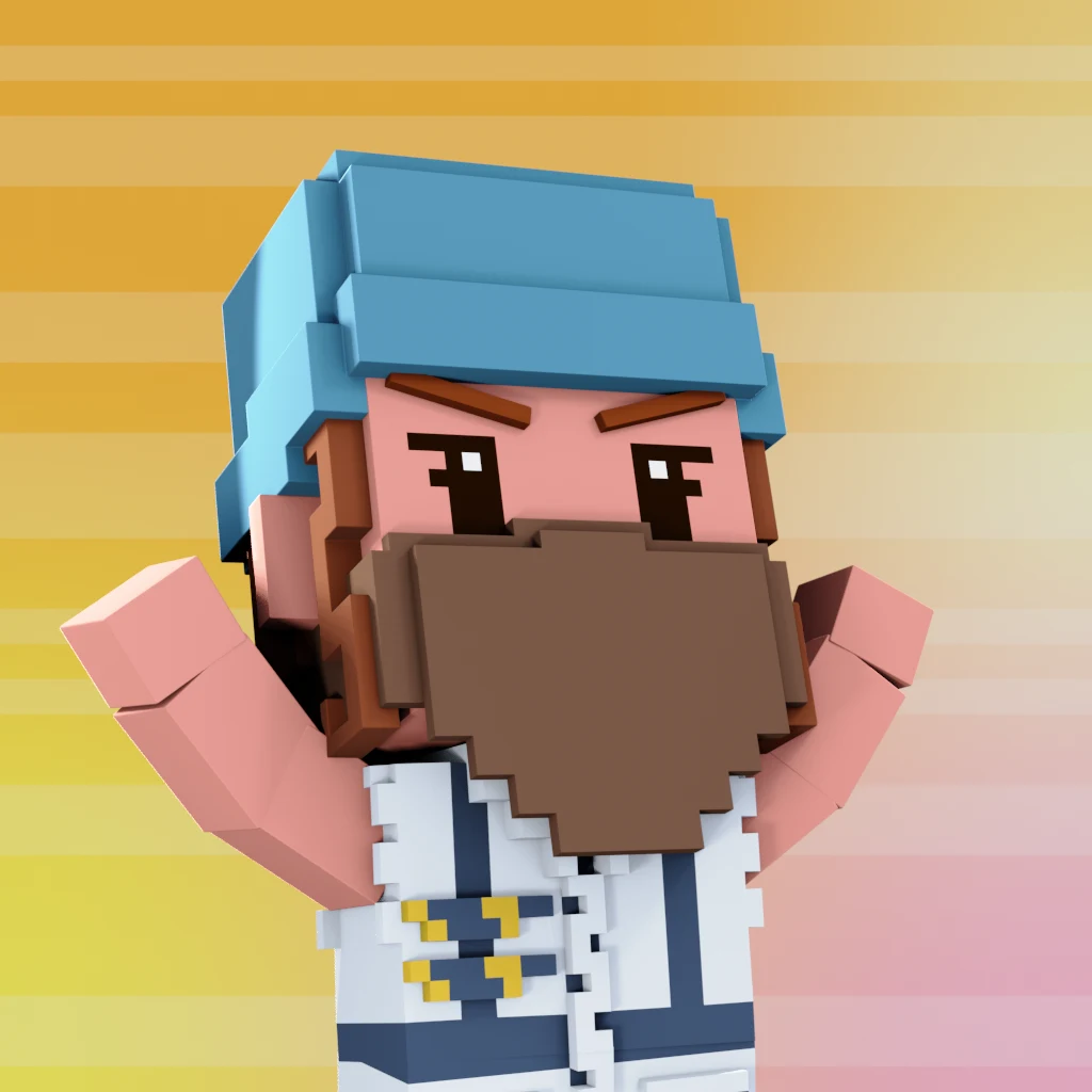 Pirate #3720 voxel render