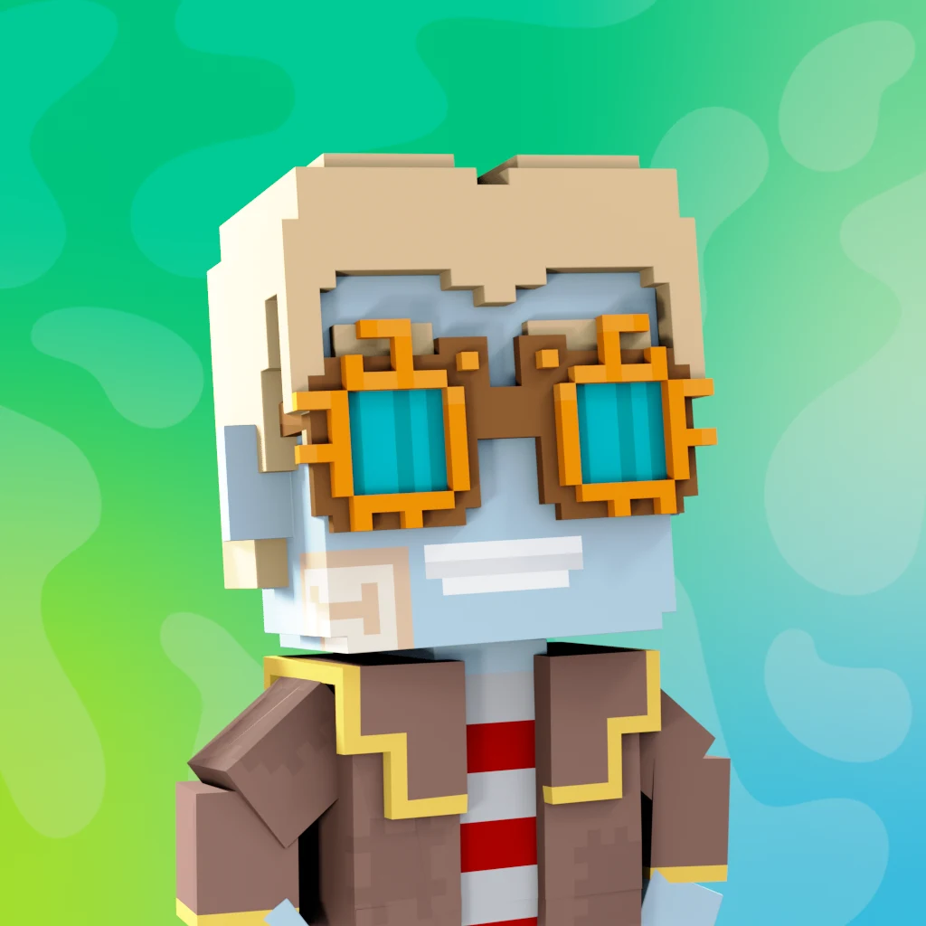 Pirate #3721 voxel render