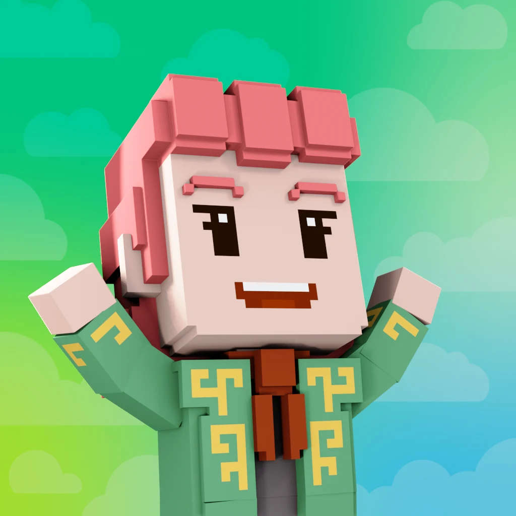 Pirate #3723 voxel render