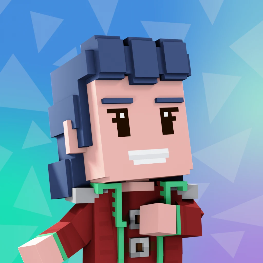Pirate #3725 voxel render