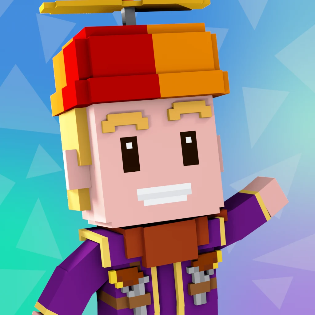Pirate #3727 voxel render