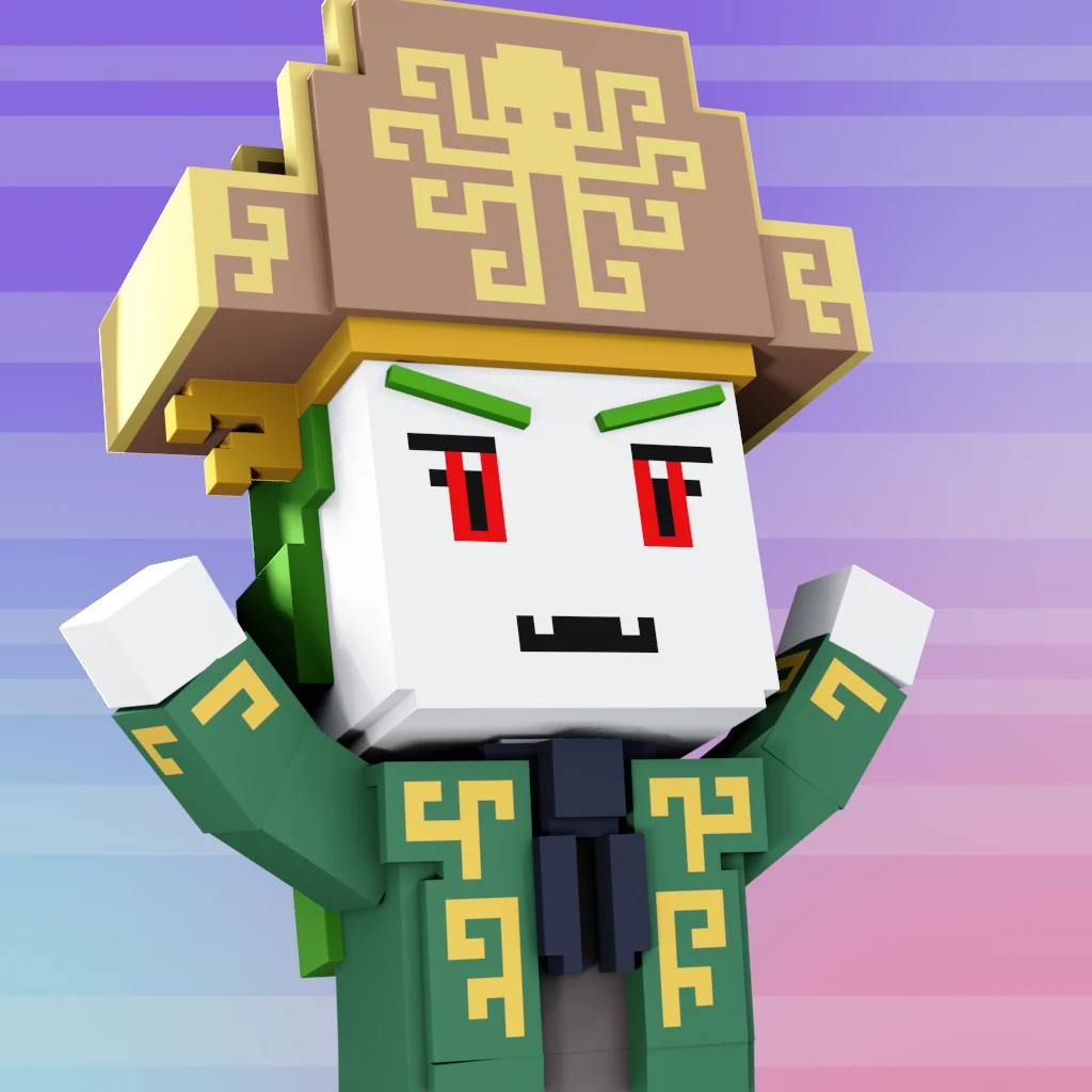 Pirate #373 voxel render