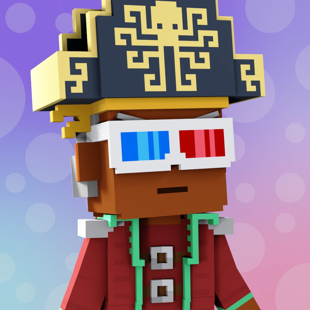 Pirate #3732 voxel render