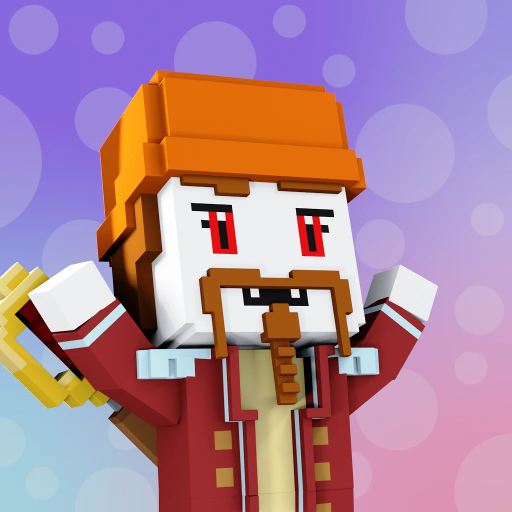 Pirate #3737 voxel render