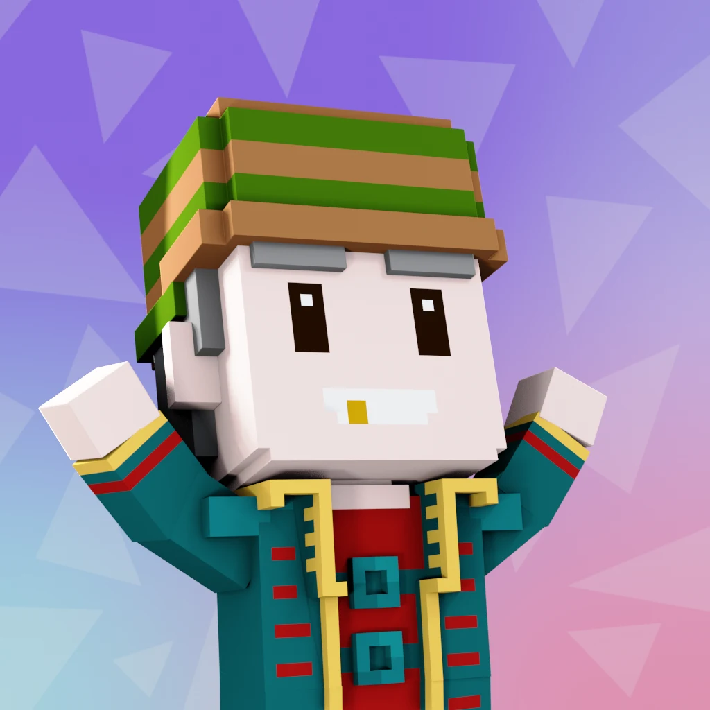 Pirate #3738 voxel render