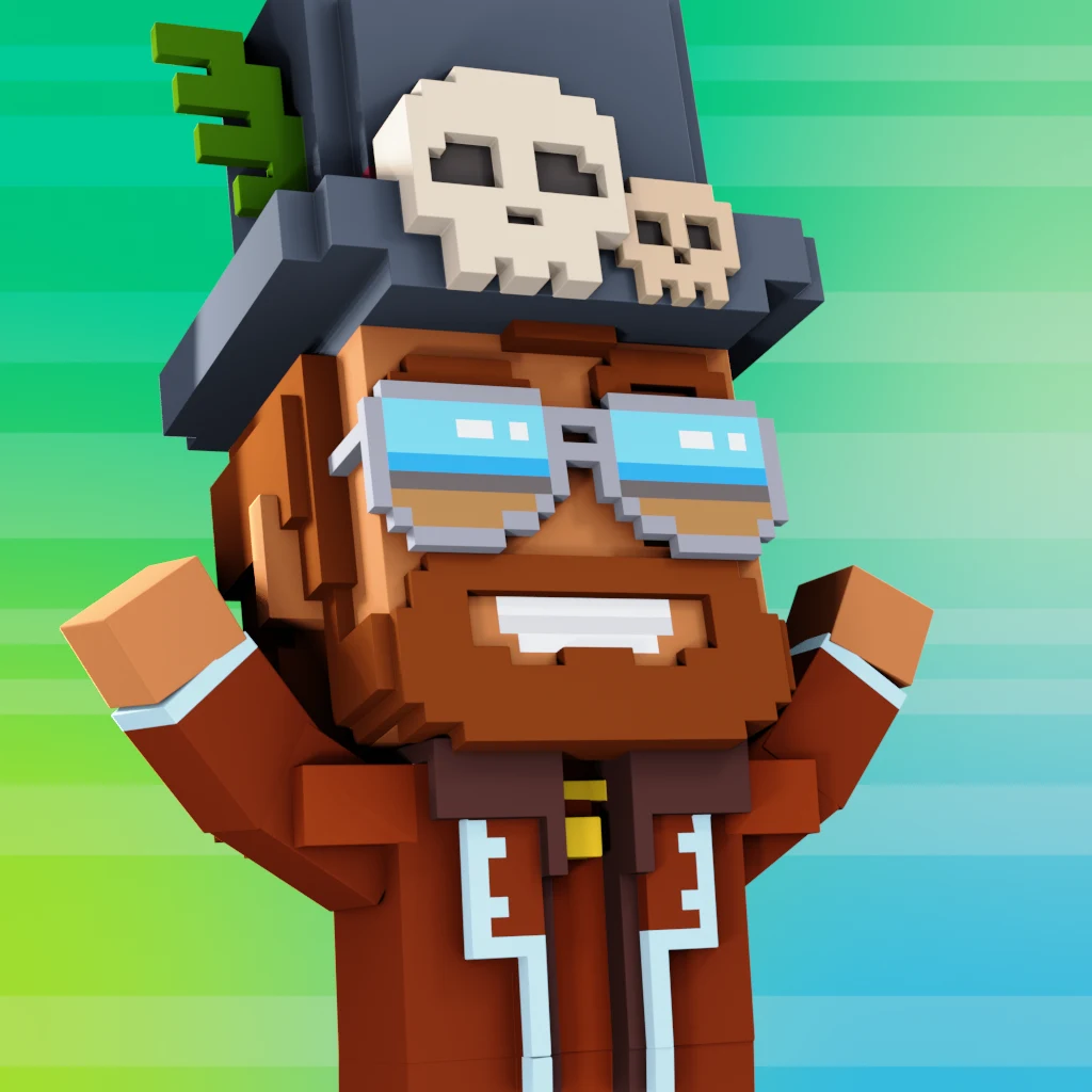 Pirate #374 voxel render
