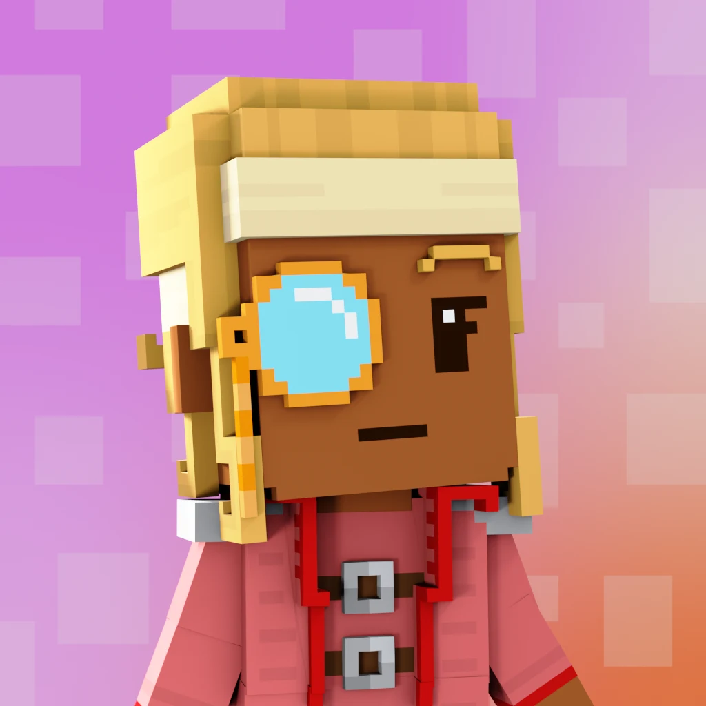 Pirate #3740 voxel render