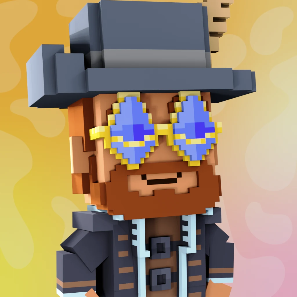 Pirate #3742 voxel render