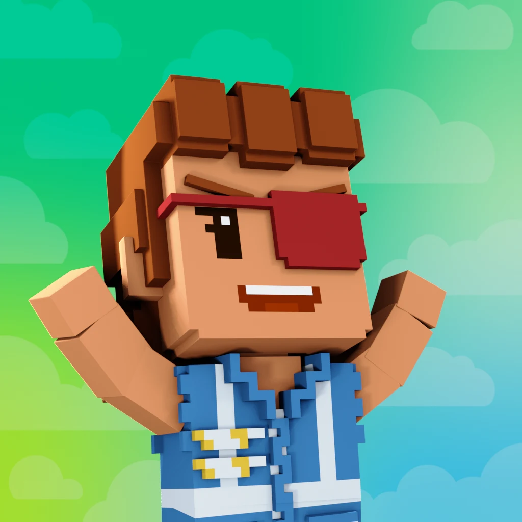 Pirate #3744 voxel render
