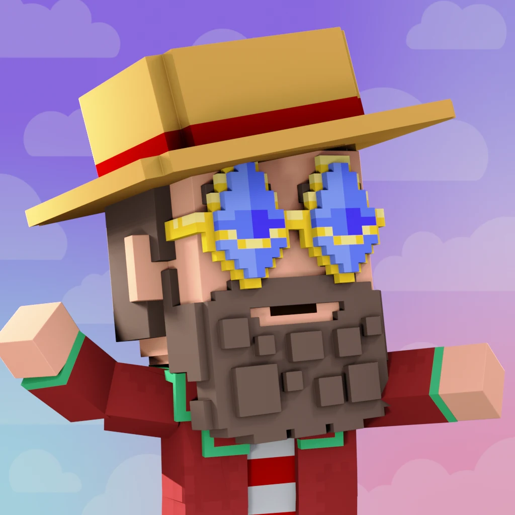 Pirate #3745 voxel render