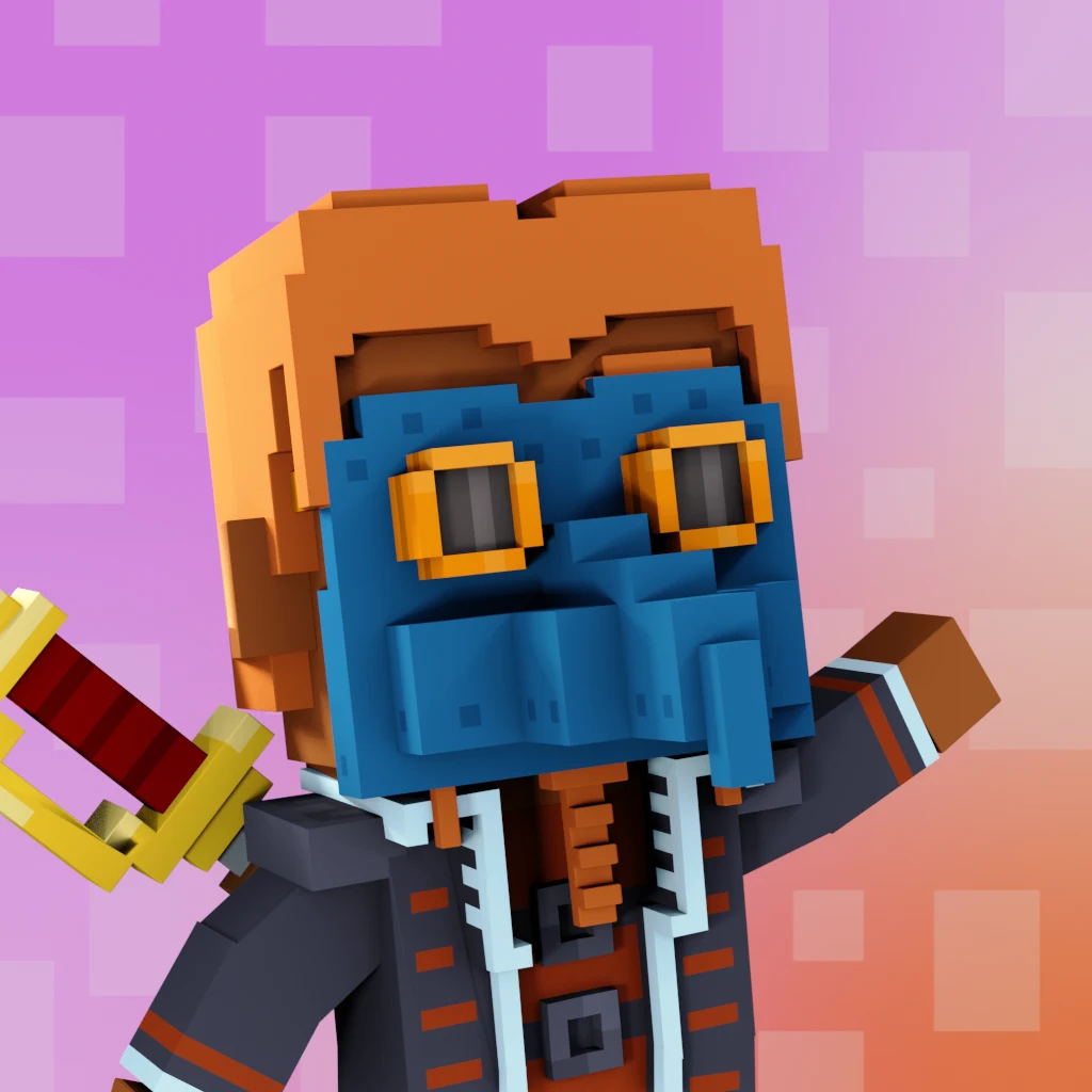 Pirate #3748 voxel render