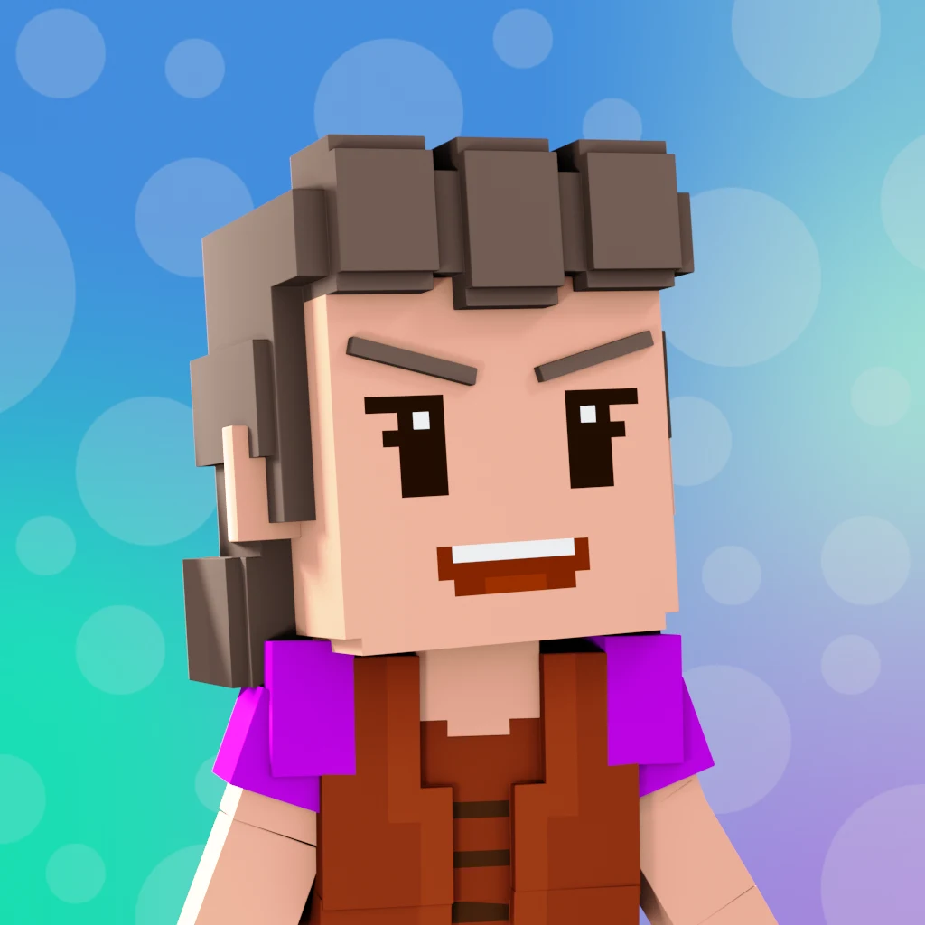 Pirate #3749 voxel render