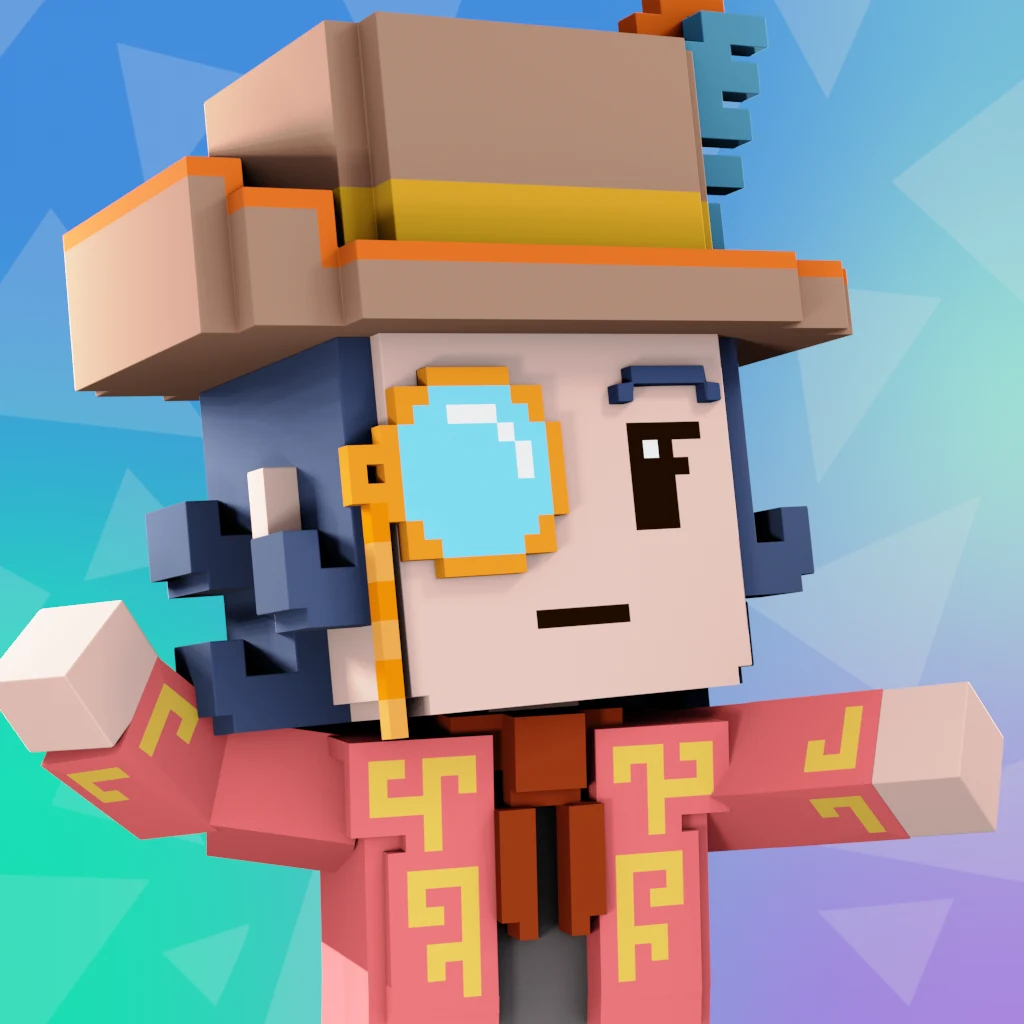 Pirate #375 voxel render