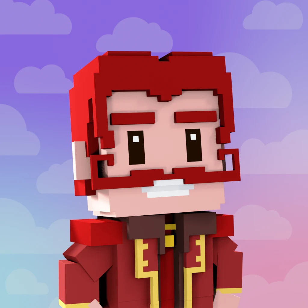 Pirate #3750 voxel render