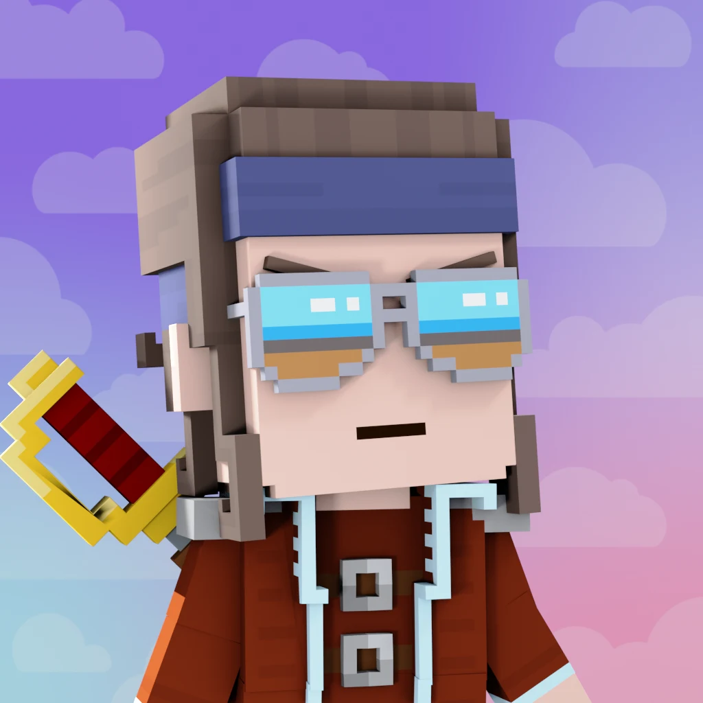 Pirate #3752 voxel render