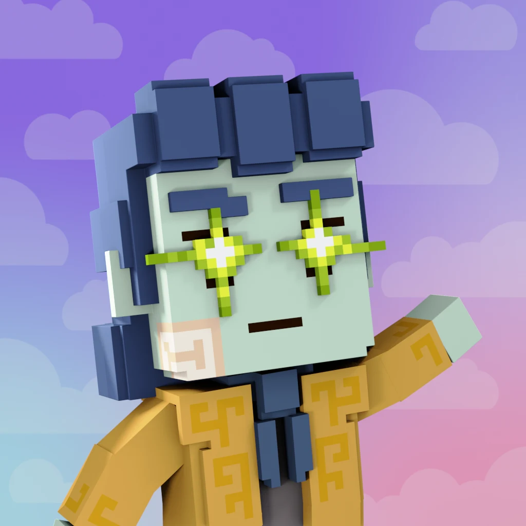 Pirate #3754 voxel render