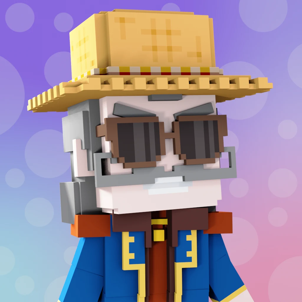 Pirate #3755 voxel render