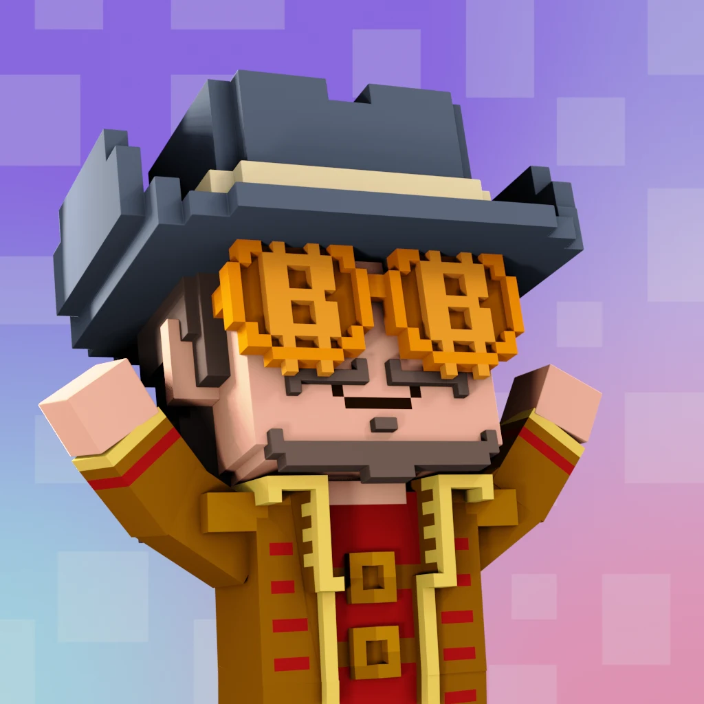 Pirate #3758 voxel render