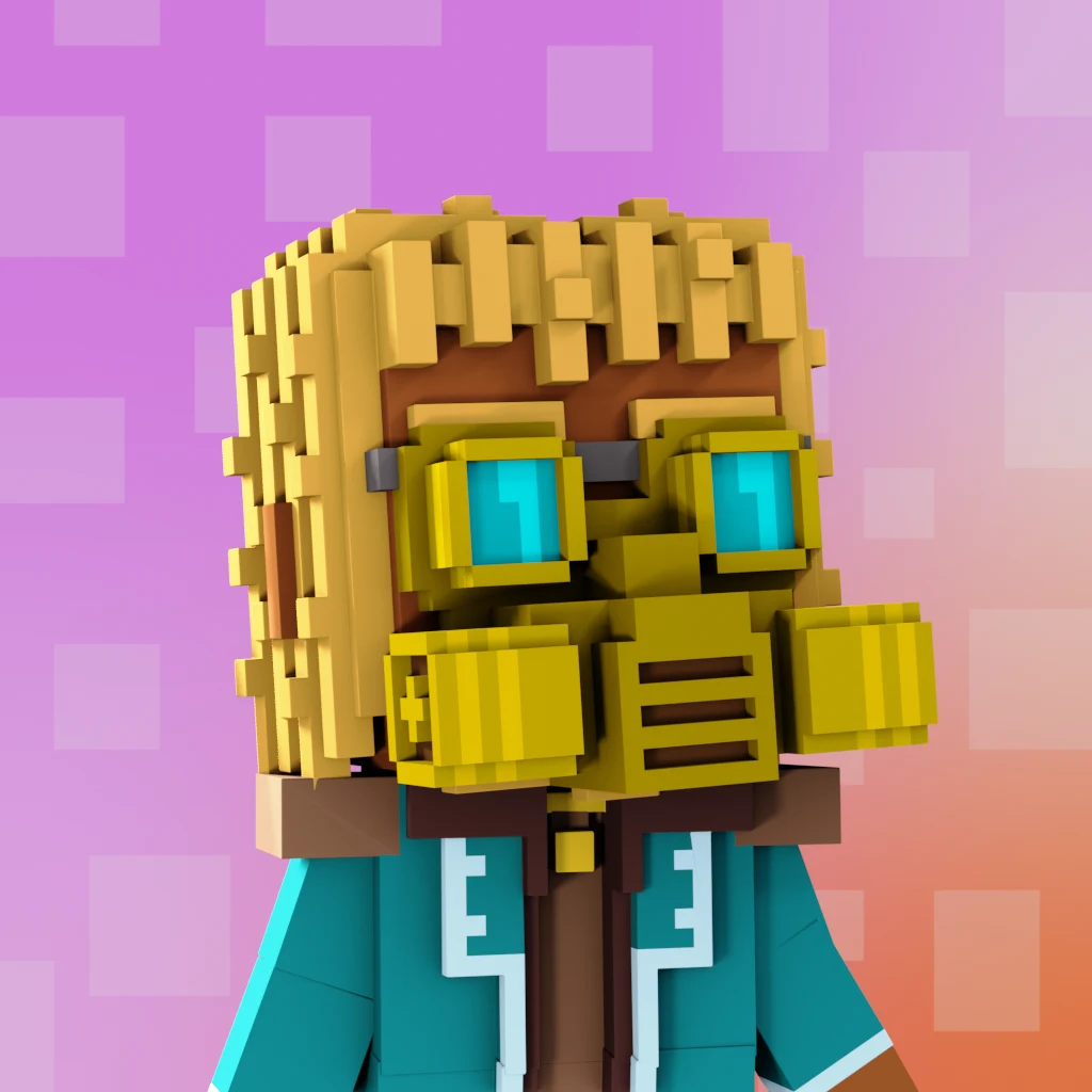 Pirate #3759 voxel render