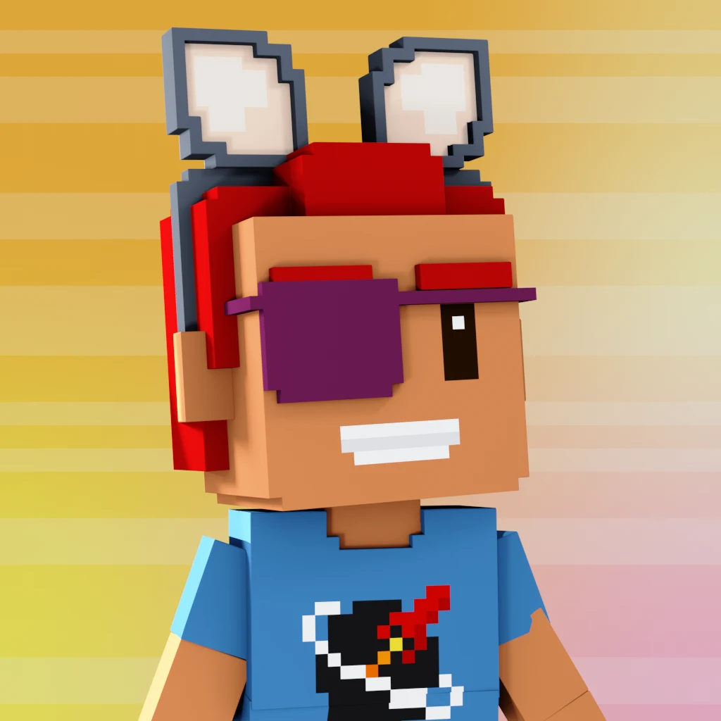 Pirate #3764 voxel render