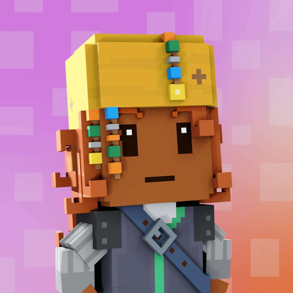 Pirate #3765 voxel render