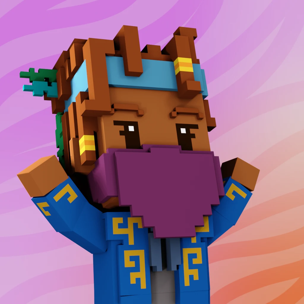 Pirate #3767 voxel render