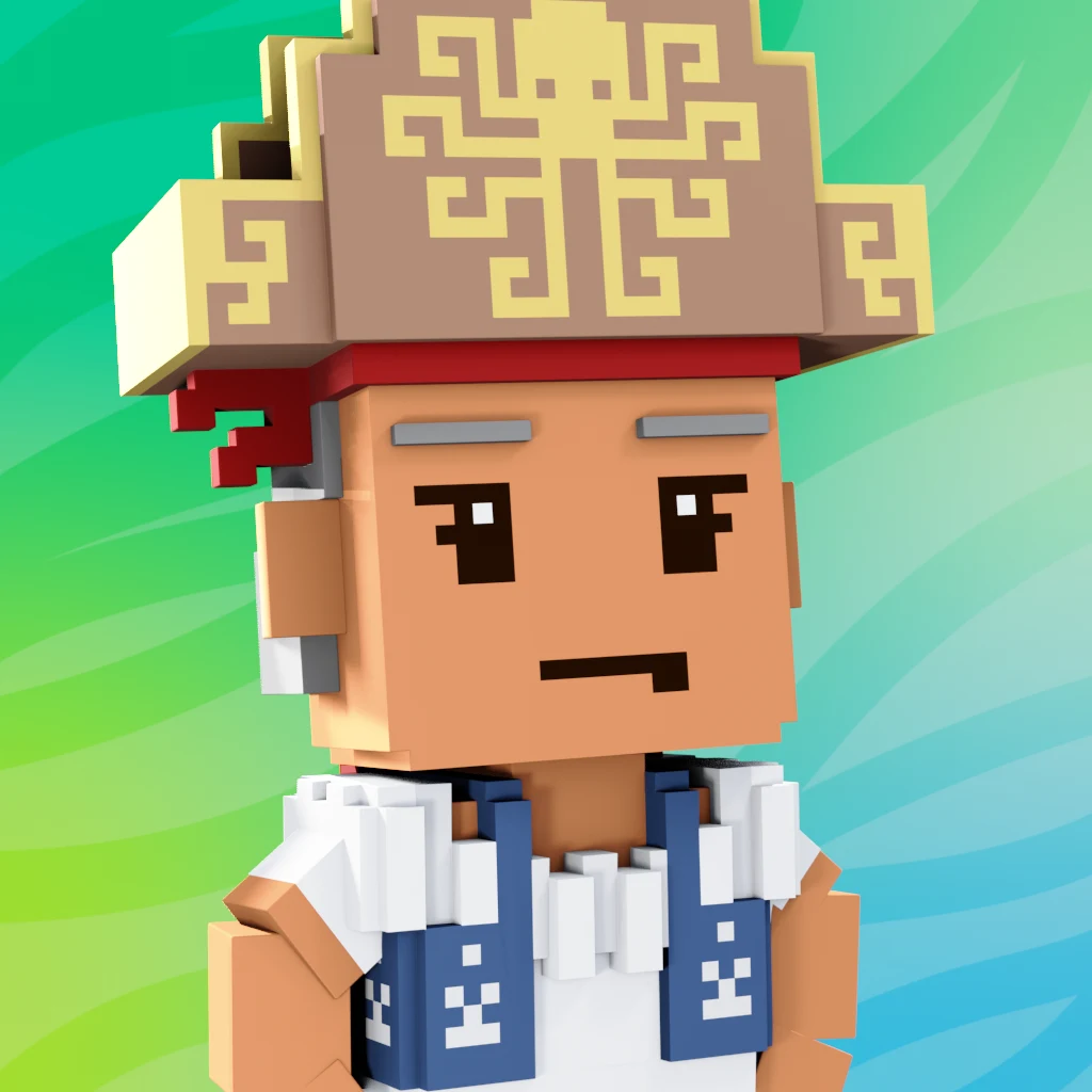 Pirate #3774 voxel render
