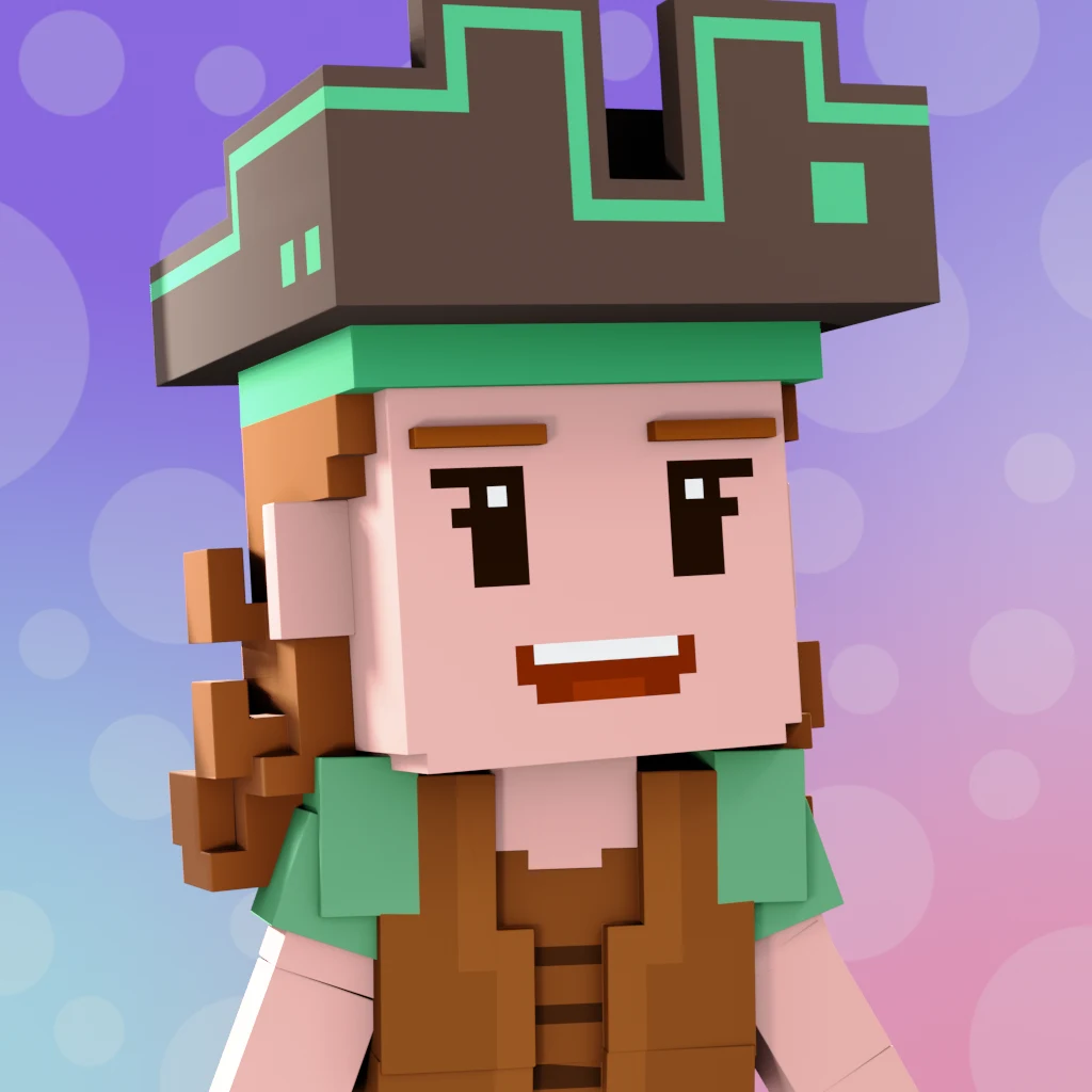 Pirate #3775 voxel render