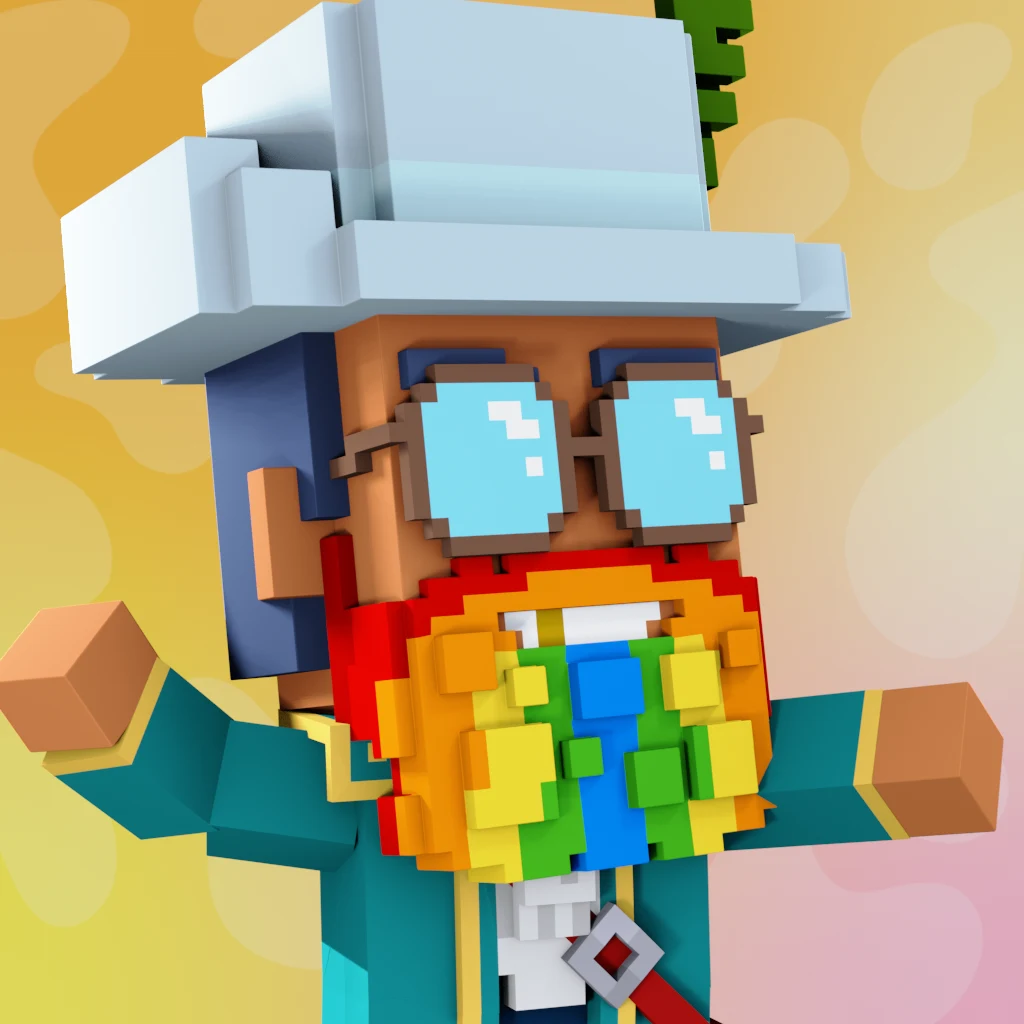 Pirate #3776 voxel render