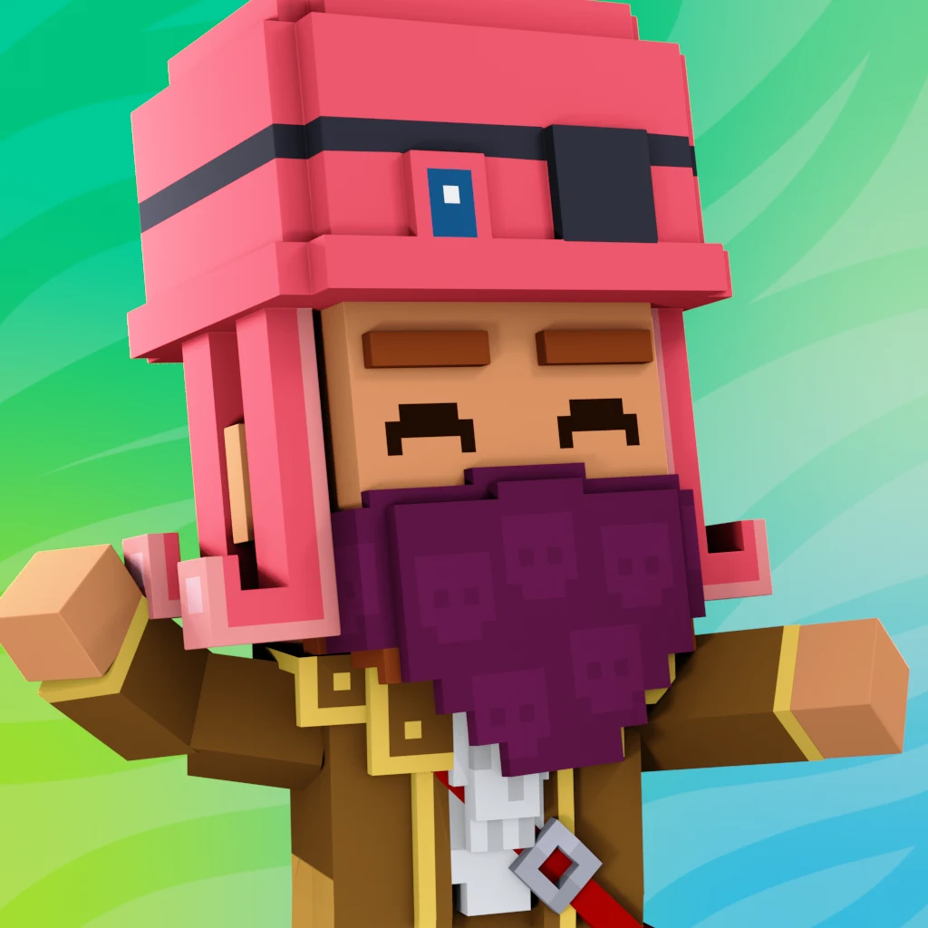 Pirate #3778 voxel render