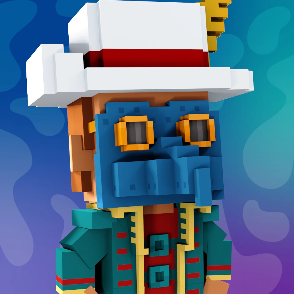 Pirate #3779 voxel render
