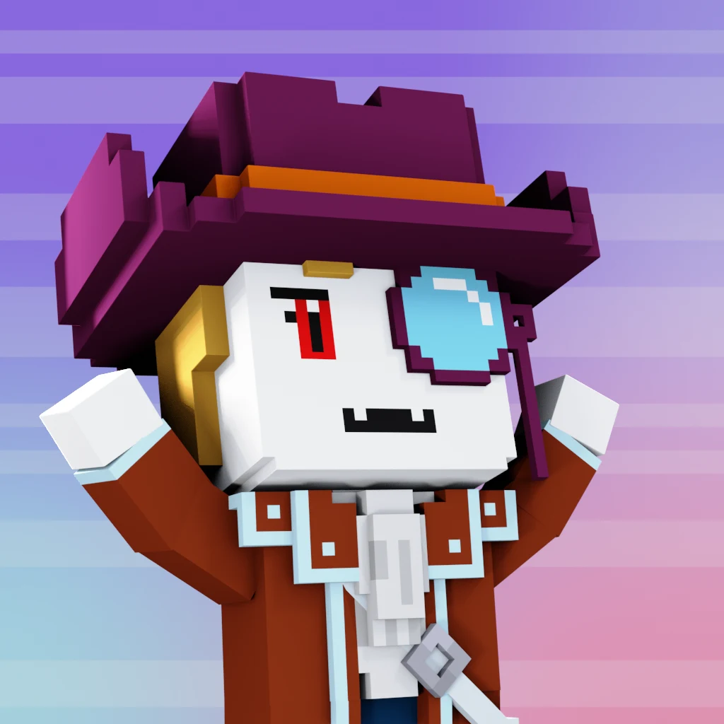 Pirate #378 voxel render