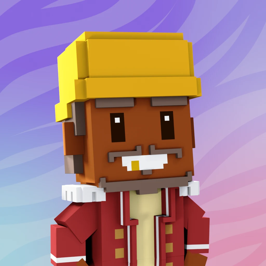 Pirate #3780 voxel render