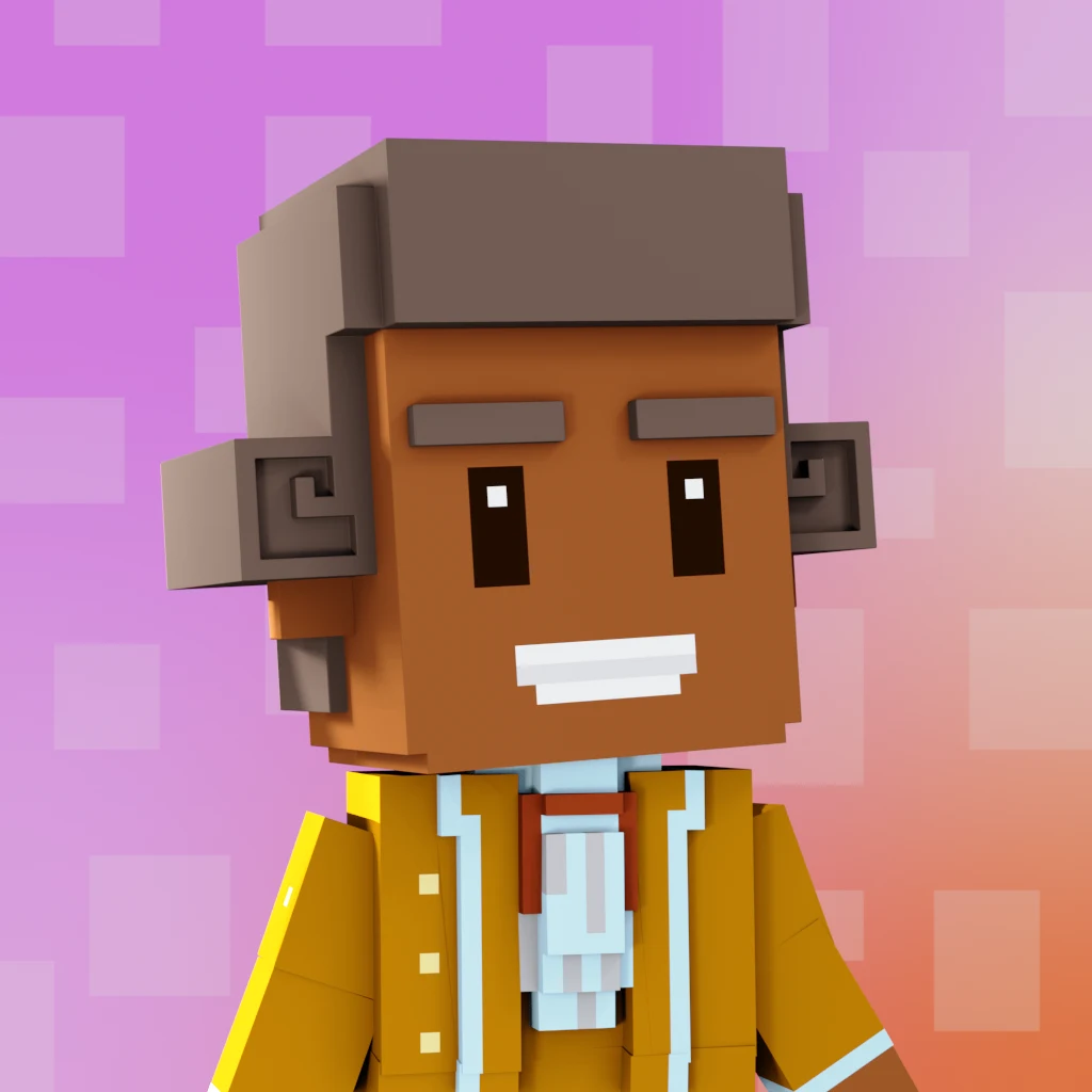 Pirate #3782 voxel render