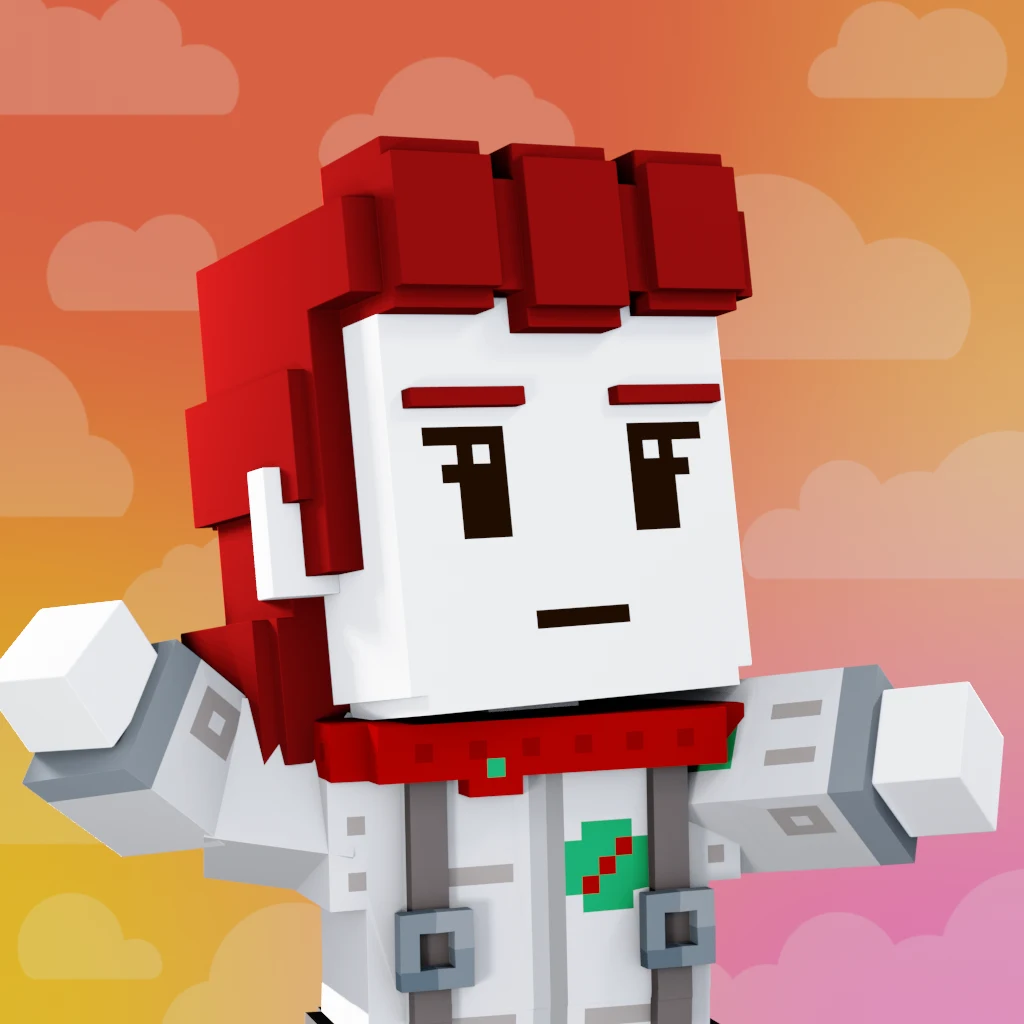 Pirate #3783 voxel render