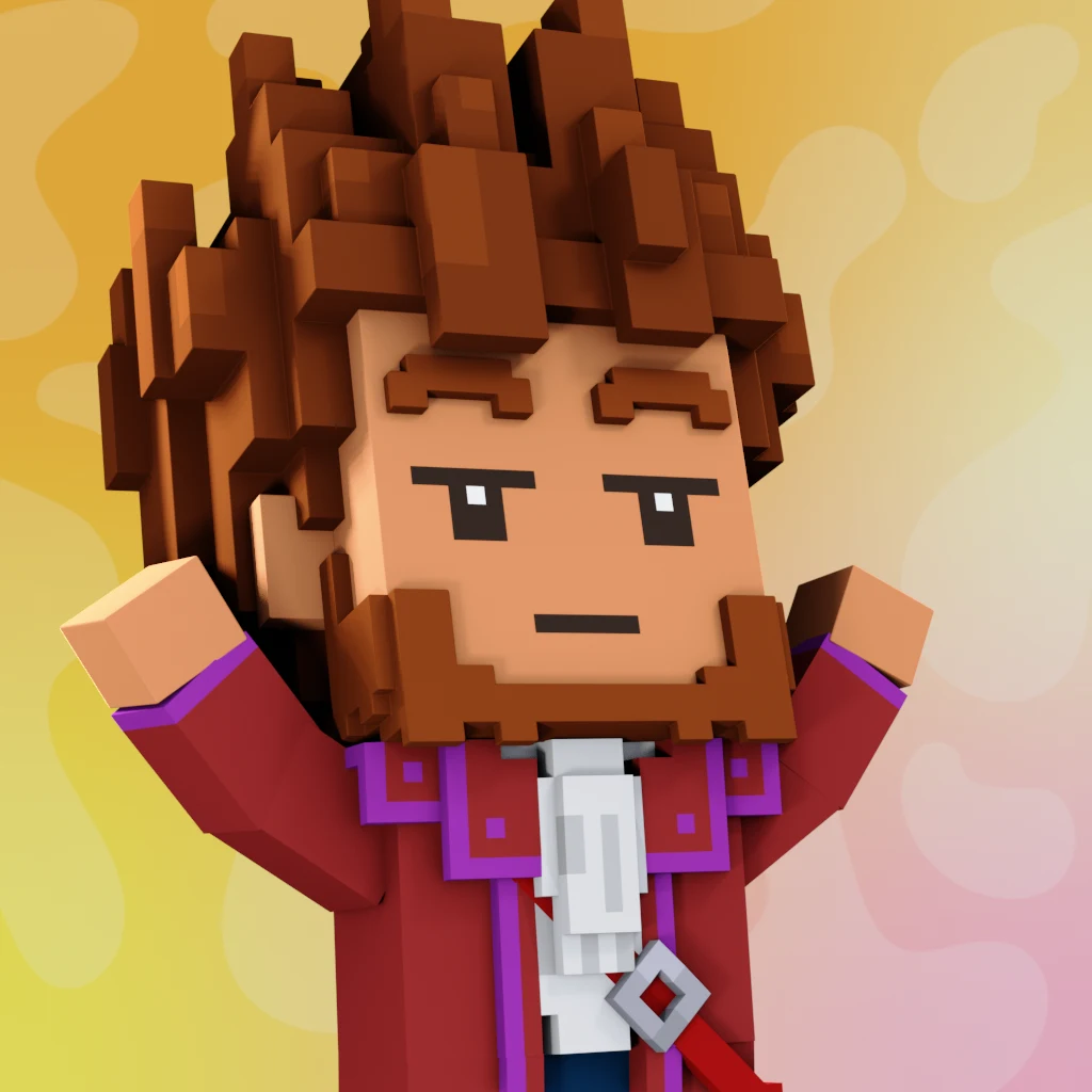 Pirate #3784 voxel render