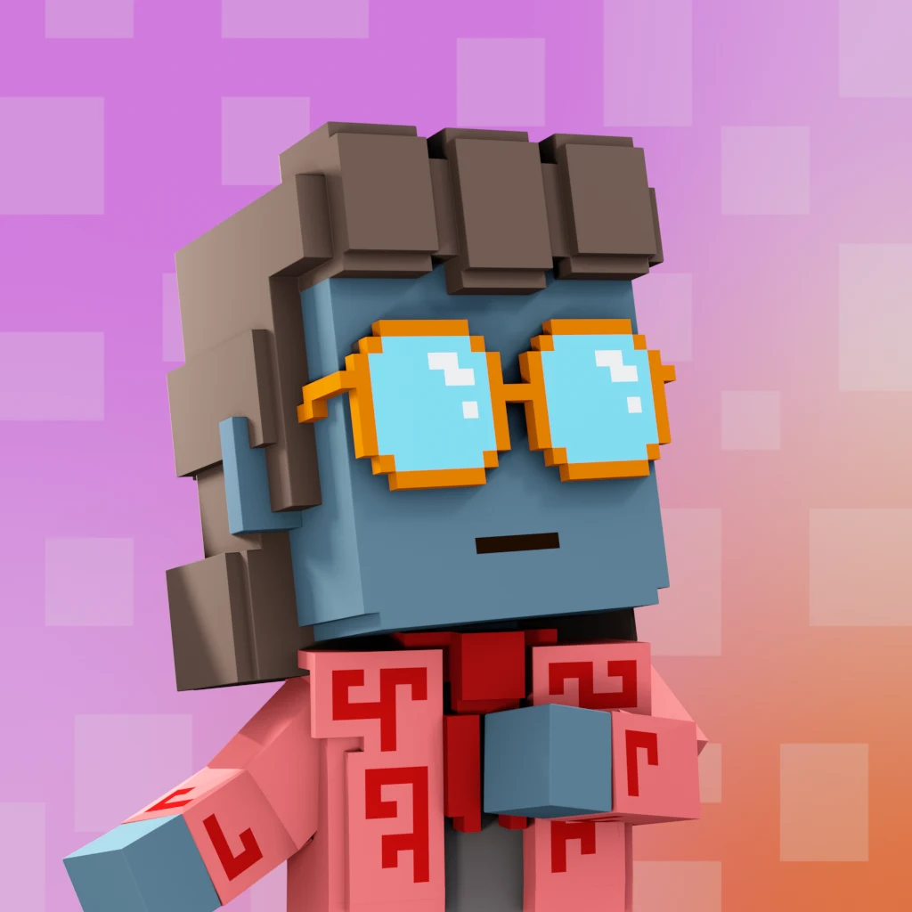 Pirate #3791 voxel render
