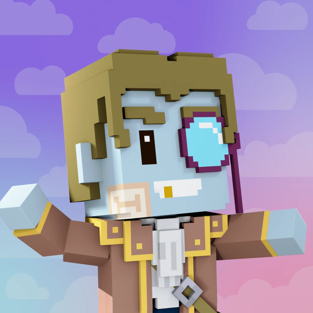 Pirate #3792 voxel render